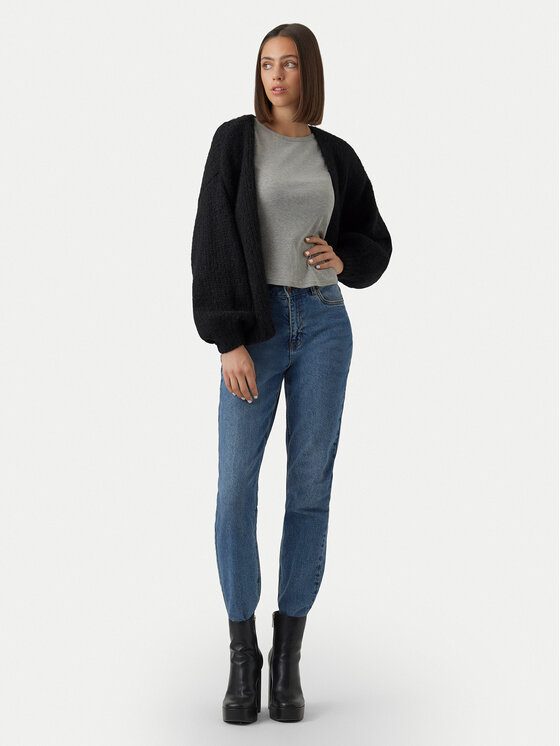 Vero Moda Vero Moda Kardigán Maybe 10273101 Fekete Oversize