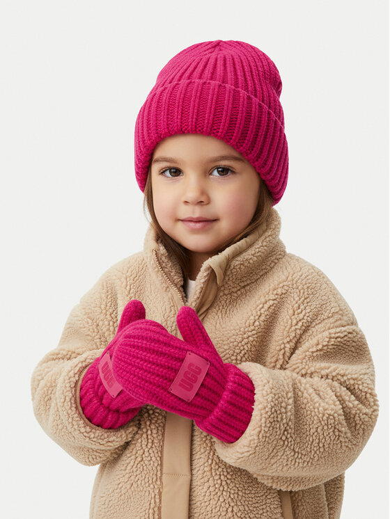 Ugg Ugg Kinderhandschuhe K Chunky Mitten 100030 Rosa