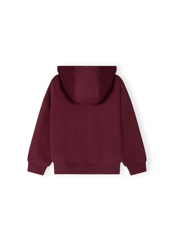 minoti minoti Komplet dresowy 32FLEECE164 Bordowy Wide Leg