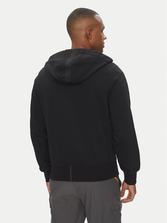 Parajumpers Parajumpers Mikina Aldrin 25SMPMFLXF02 Černá Regular Fit