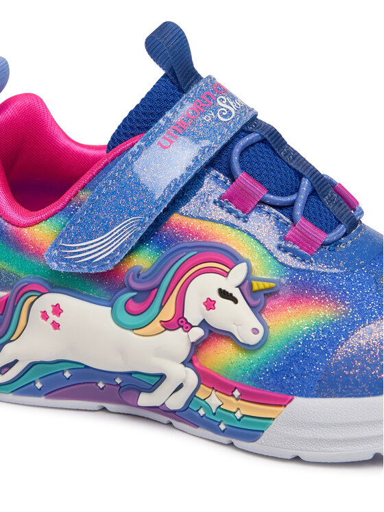 Skechers Skechers Sneakersy S-Lights: Unicorn Chaser 302298N/BLMT Niebieski