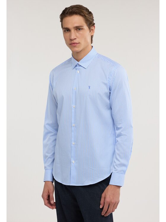 Trussardi Trussardi Camicia 5007N000055N0R4 Turchese Regular Fit