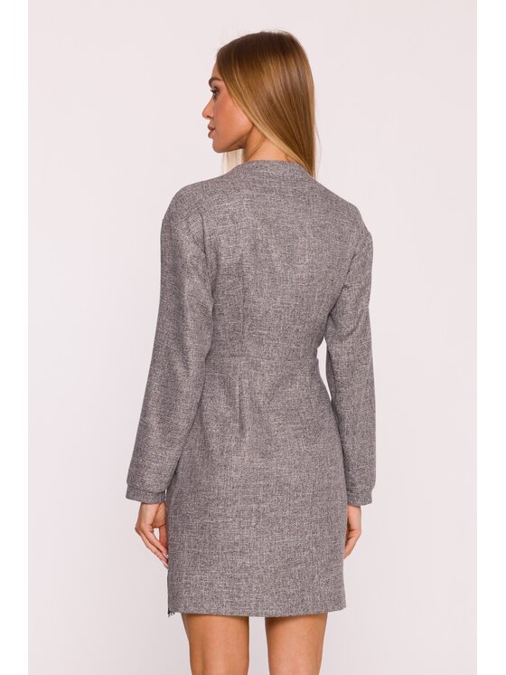 Made of Emotion Made of Emotion Sukienka wieczorowa M871 Czarny Modern Slim Fit