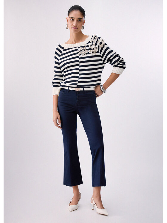 Liu Jo Liu Jo Pantaloni di tessuto WA6256T367A93924 Azzurro chiaro Regular Fit