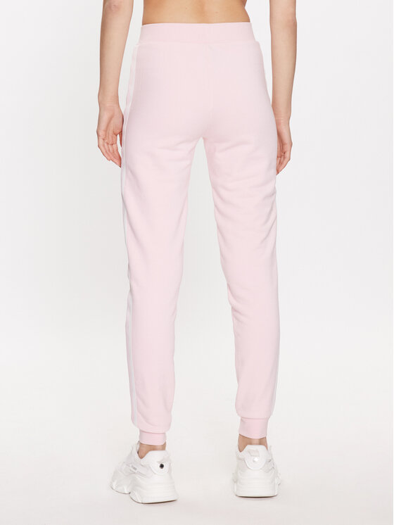 Guess Guess Spodnie dresowe Rosas V3YB20 KBV71 Różowy Regular Fit