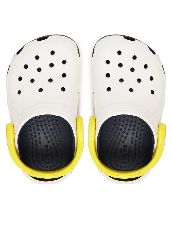 Crocs Crocs Παντόφλες Toddler Retro Sport Classic Clog 211265 Λευκό