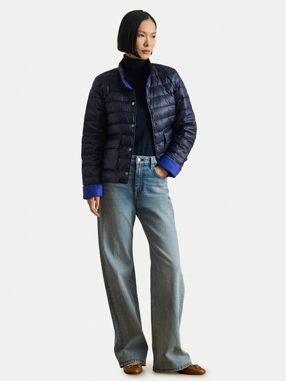 LAUREN RALPH LAUREN LAUREN RALPH LAUREN Vatovaná bunda 297967137003 Tmavomodrá Regular Fit