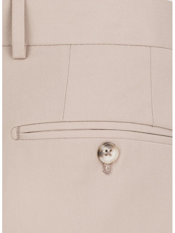 Pako Lorente Pako Lorente Spodnie garniturowe P25WF-6G-015 Beżowy Slim Fit