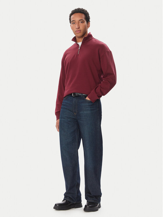 HUGO HUGO Sweatshirt Durty244  50525881 Dunkelrot Relaxed Fit