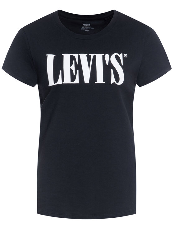 Levi's® Levi's® Majica Perfect Graphic Tee 17369-0783 Črna Regular Fit
