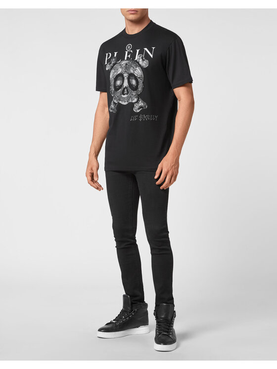 PHILIPP PLEIN PHILIPP PLEIN T-Shirt 4827 Černá Regular Fit
