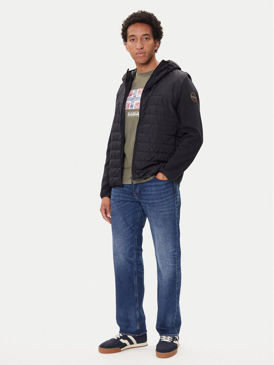 Napapijri Napapijri Übergangsjacke D-Tosa NP0A88SC Schwarz Regular Fit