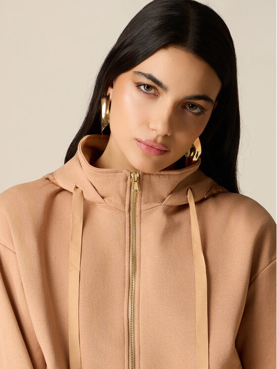 Oltre Oltre Felpa G875J004314N012 Marrone Regular Fit