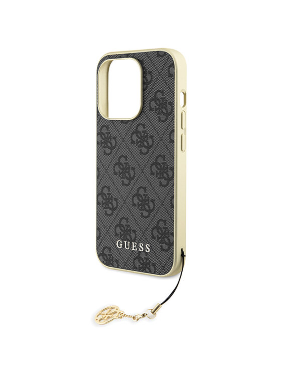 Guess Guess Etui na telefon iPhone 15 Pro Szary