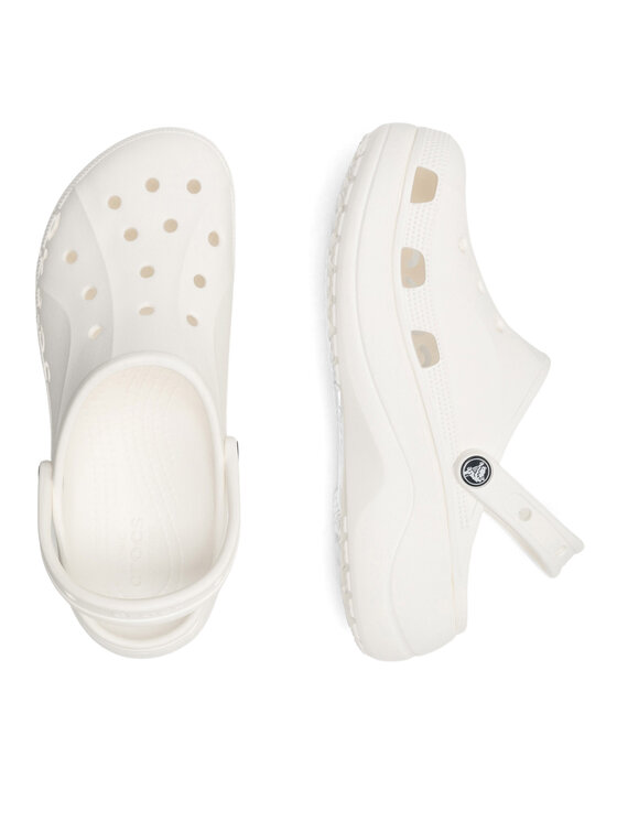 Crocs Crocs Шльопанці BAYA PLATFORM CLOG 208186-100 Білий