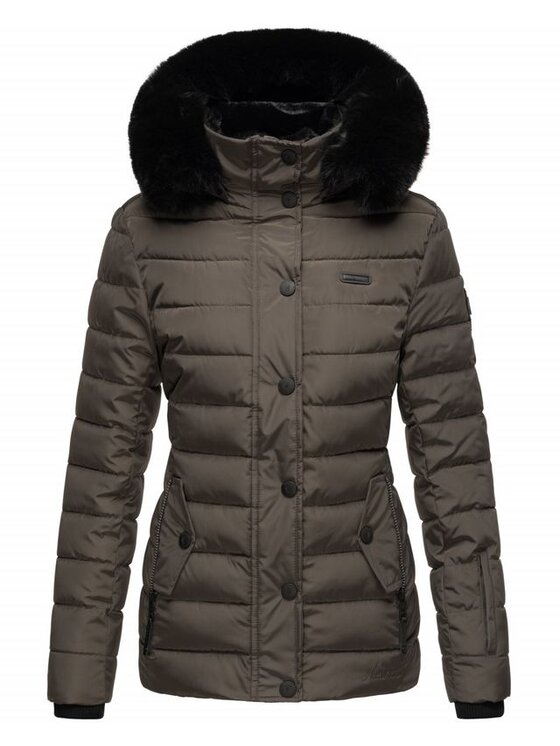 Navahoo Navahoo Kurtka zimowa Milianaa Czarny Casual Fit