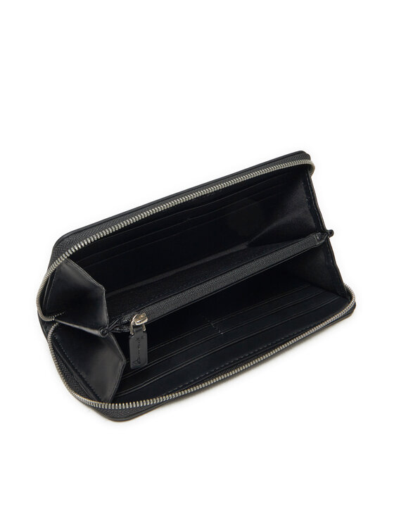 Calvin Klein Jeans Calvin Klein Jeans Piniginė Sculpted Mono Zip Around Mono K60K607634 Juoda