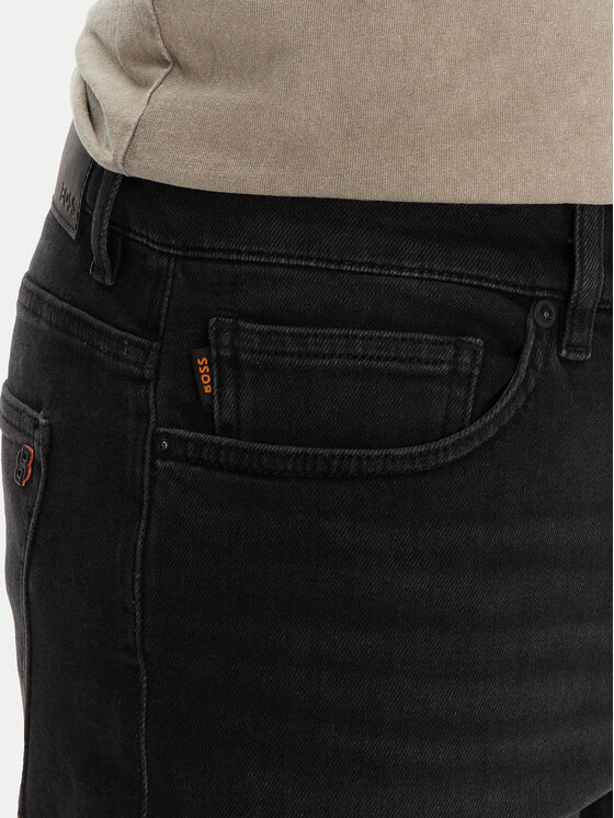 BOSS BOSS Джинсові шорти Delaware Shorts Bo 50540271 Чорний Slim Fit