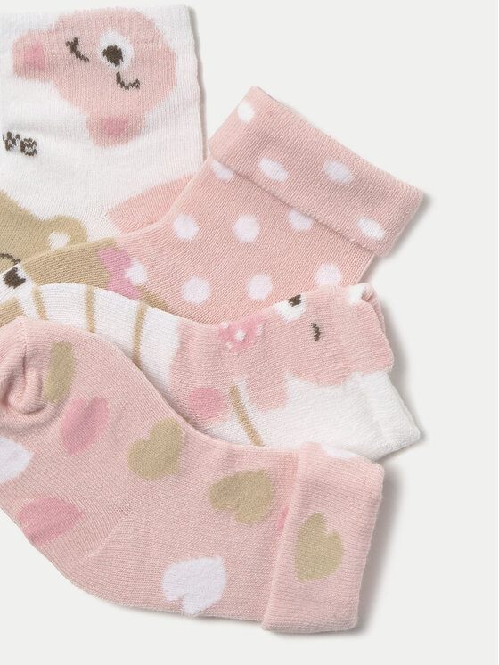 Mayoral Mayoral 4er-Set hohe Kindersocken 9867 Rosa