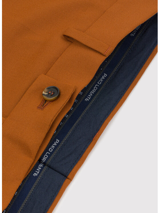 Pako Lorente Pako Lorente Spodnie garniturowe P22SF-6G-021 Pomarańczowy Slim Fit