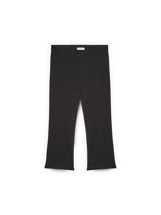 Fiorella Rubino Fiorella Rubino Spodnie materiałowe P701L002310N033 Czarny Flare Fit