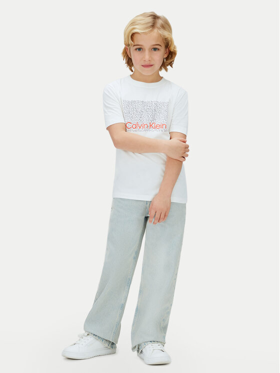 Calvin Klein Jeans Calvin Klein Jeans Póló LVCKSJA04B Fehér Regular Fit