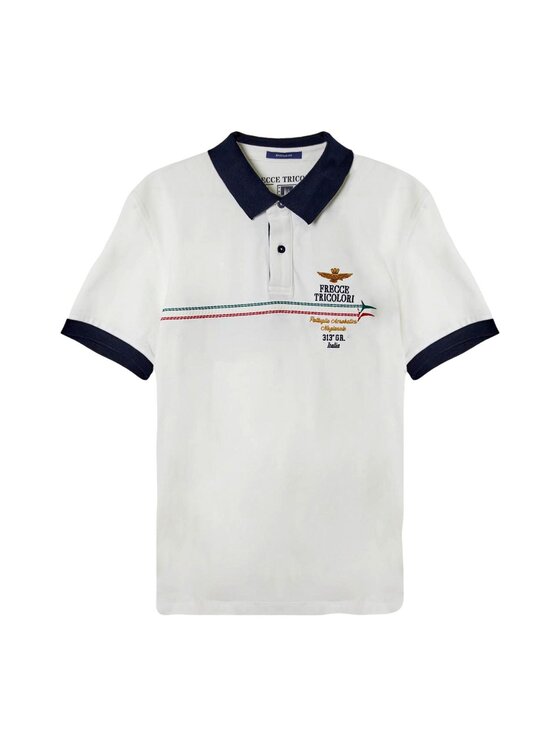 Aeronautica Militare Aeronautica Militare Polo Polo Bianco Regular Fit