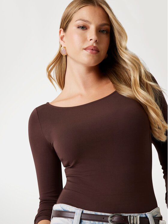 Guess Guess Maglione 179018 Marrone Classic Fit