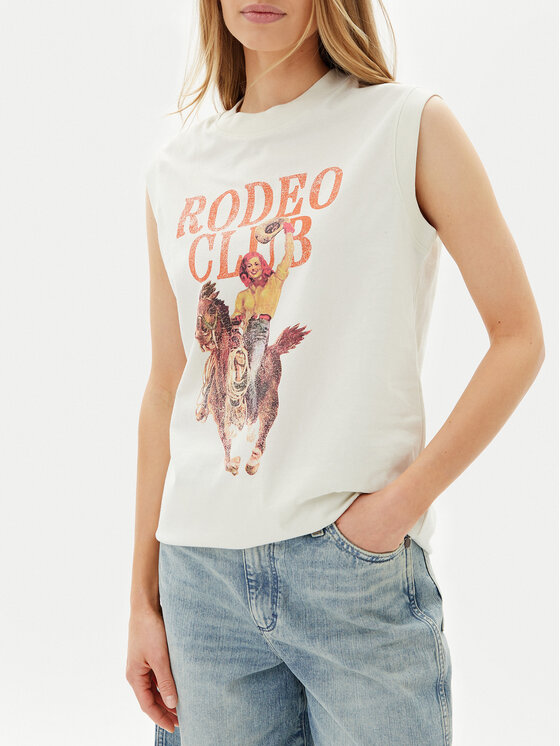 Wrangler Wrangler Blusa Muscle 112362574 Bianco Relaxed Fit