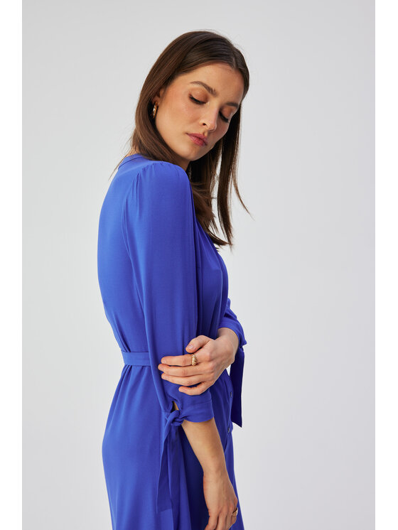 Stylove Stylove Letní šaty S365 Modrá Comfortable Fit