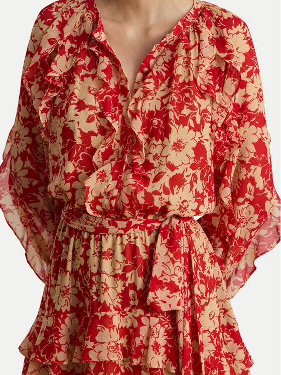LAUREN RALPH LAUREN LAUREN RALPH LAUREN Nyári ruha 200P08669001 Piros Regular Fit
