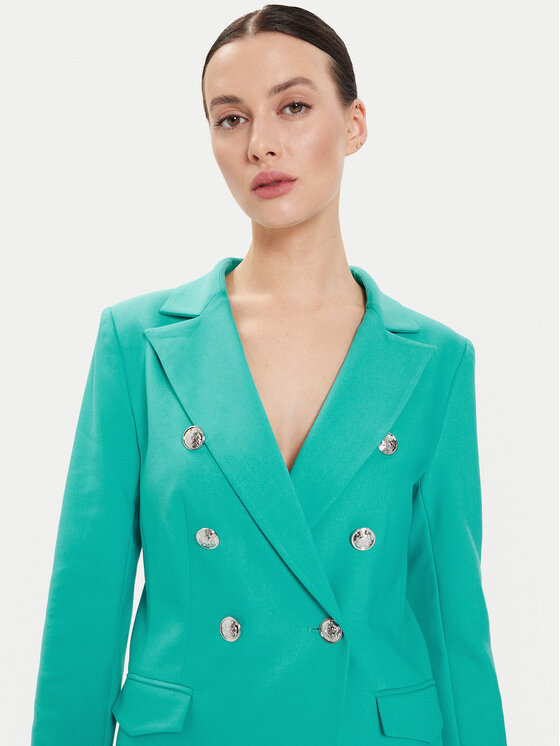 Morgan Morgan Marynarka 241-VACI.F Turkusowy Regular Fit