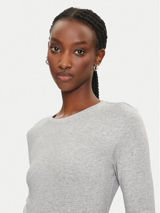 ONLY ONLY Блуза Riley 15323159 Сив Slim Fit