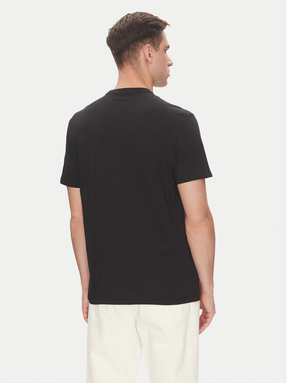 Calvin Klein Calvin Klein Póló Outline Tape Graphic LV04RC852G Fekete Regular Fit