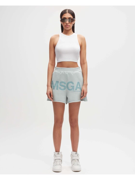 Szorty materiałowe, rozmiar M, Niebieskie, SWEATSHORTS