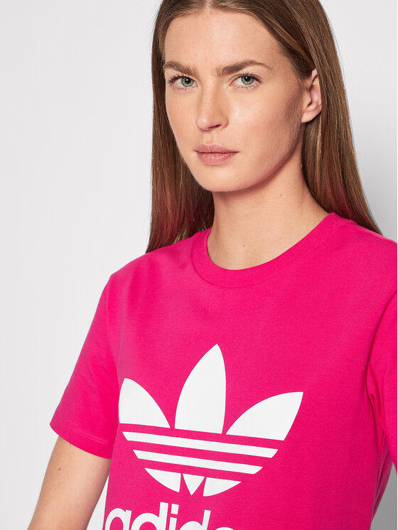 adidas adidas Marškinėliai adicolor Classics Trefoil HG3785 Rožinė Regular Fit