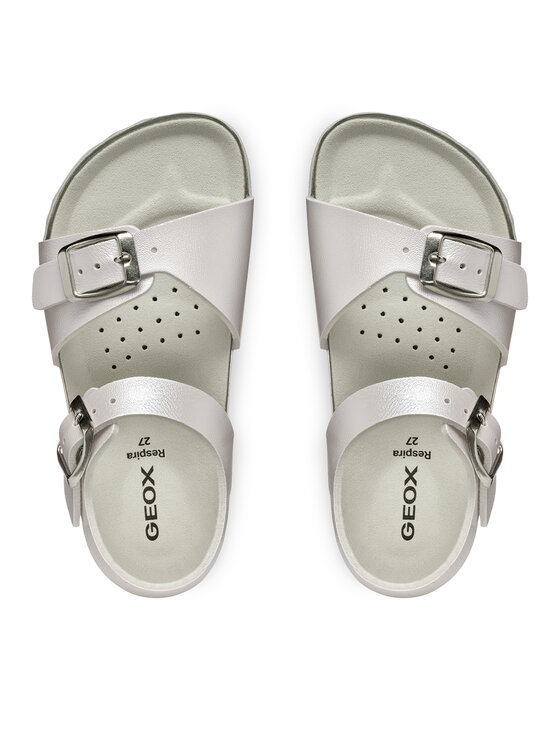 Geox Geox Σανδάλια J Adriel J558MI 000NF C0007 D Λευκό