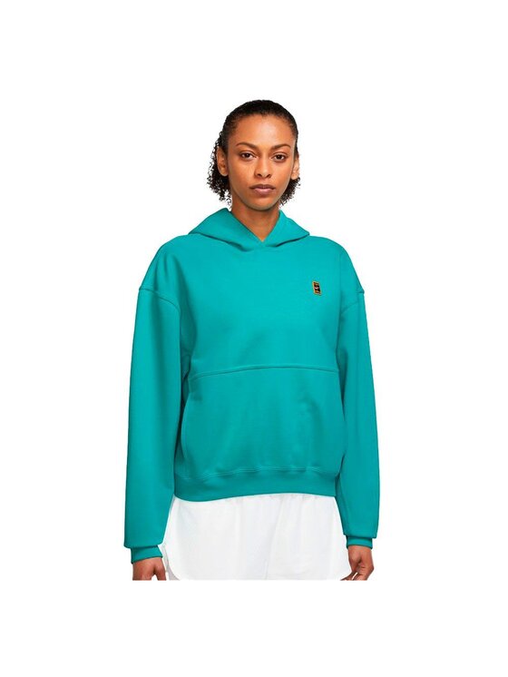 Nike Nike Bluza W NKCT DF FLC HERITAGE HOODIE DC3580-392 Zielony Regular Fit
