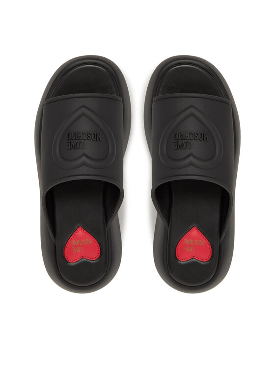 LOVE MOSCHINO LOVE MOSCHINO Klapki JA28207I0MI40000 Czarny