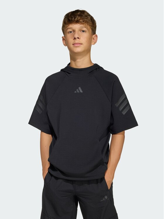 adidas adidas Bluza 158806 Czarny Loose Fit