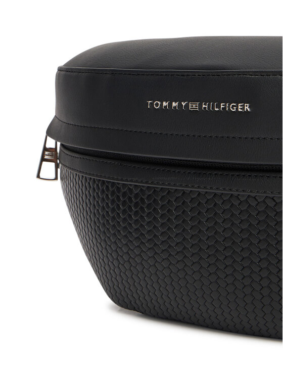 Tommy Hilfiger Tommy Hilfiger Чанта за кръст Th Woven Bum Bag AM0AM13634 Черен