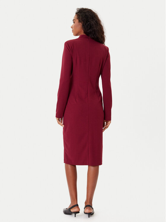 Joseph Ribkoff Joseph Ribkoff Коктейлна рокля 253072 Бордо Regular Fit