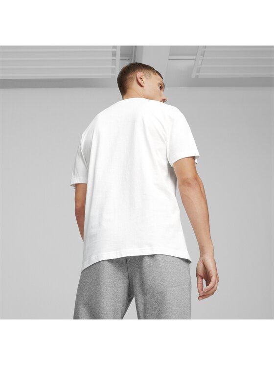 Puma Puma T-Shirt 624155 Biały Regular Fit