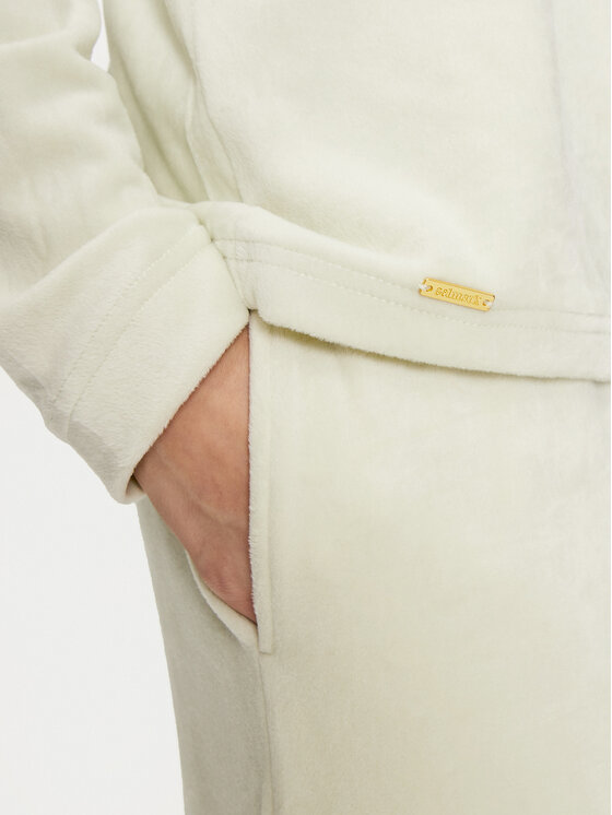 Selmark Selmark Piżama Polar Soft P6273 Zielony Regular Fit