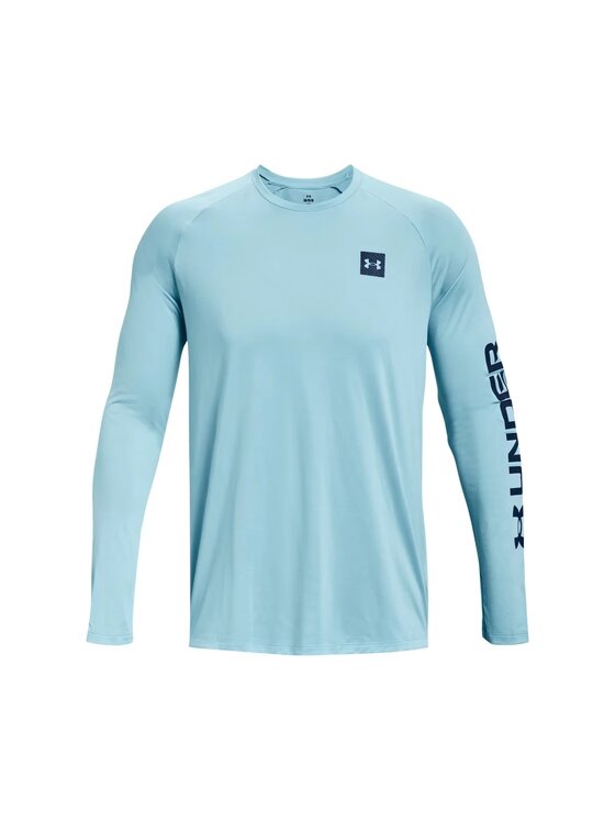 Under Armour Under Armour Longsleeve 1379782-490 Niebieski Regular Fit