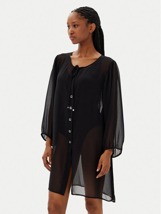 MICHAEL Michael Kors MICHAEL Michael Kors Kimono MM2R791 Černá Regular Fit