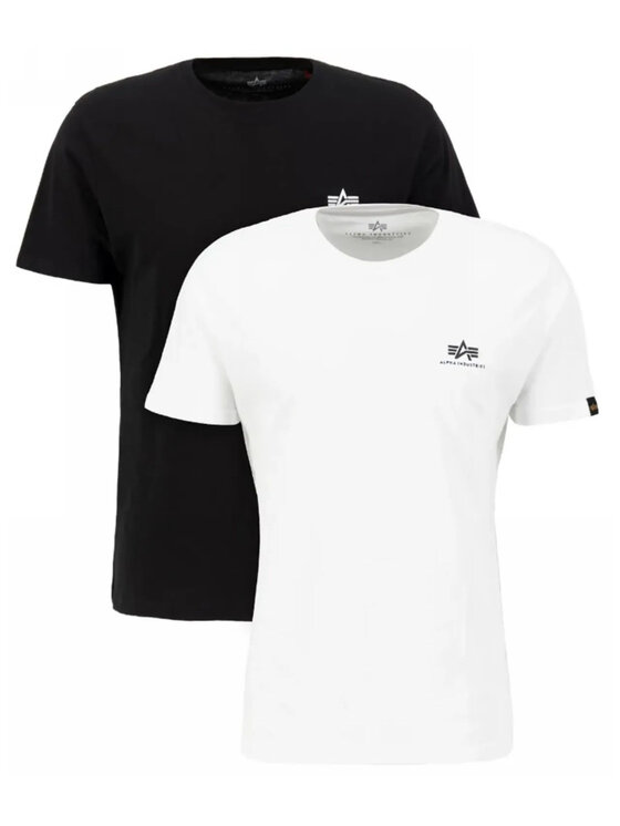 Alpha Industries Alpha Industries Súprava tričiek AI.258500-95 Biela Basic Fit