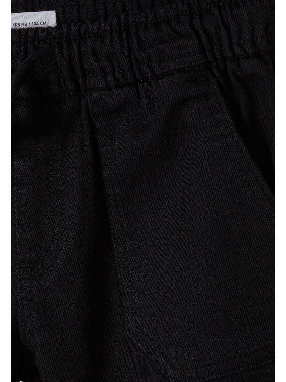 minoti minoti Spodnie materiałowe 33PANT202 Czarny Regular Fit
