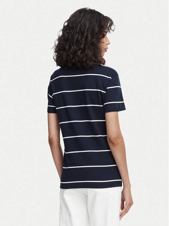 Beverly Hills Polo Club Beverly Hills Polo Club T-Shirt P-SS26W-TS0162 Σκούρο μπλε Regular Fit