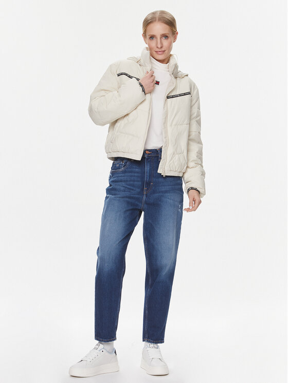 Tommy Jeans Tommy Jeans Bunda pro přechodné období DW0DW17238 Béžová Regular Fit